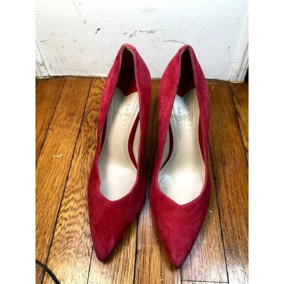 Blokecore gorpcore nostalgia earthy artisanal Sandro Heel Shoe Red Size 36 - Picture 1 of 5